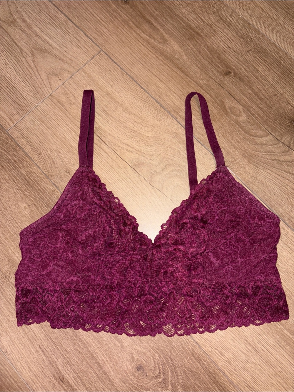 Victoria's Secret Wine Lace Bralette
